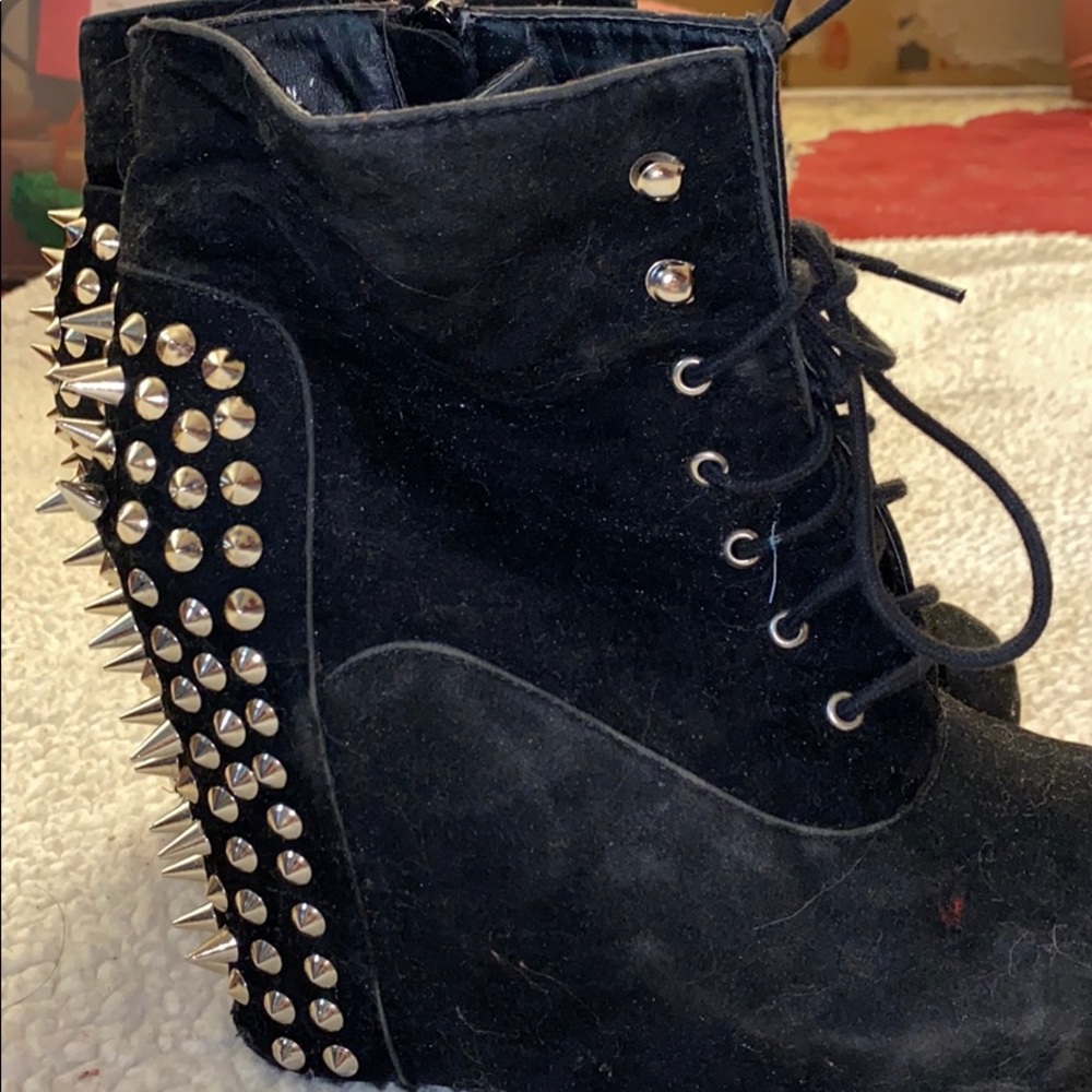 Vintage Punk Studded Heels